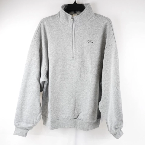 EM Sneakers QC | Alo Yoga Accolade 1/4 Zip Pullover Gray