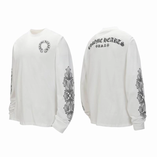 EM Sneakers QC | Chrome Hearts 25FW Back Sanskrit Print Long Sleeve White