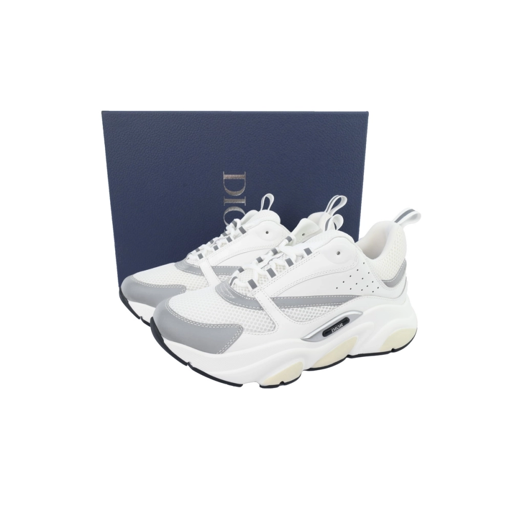 EM Sneakers QC | Dior B22 Triple White Silver