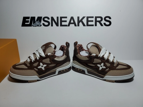 EM Sneakers QC | Louis Vuitton LV Skate White Brown