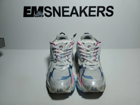 EM Sneakers QC | Balenciaga Runner Sneaker White Blue Pink