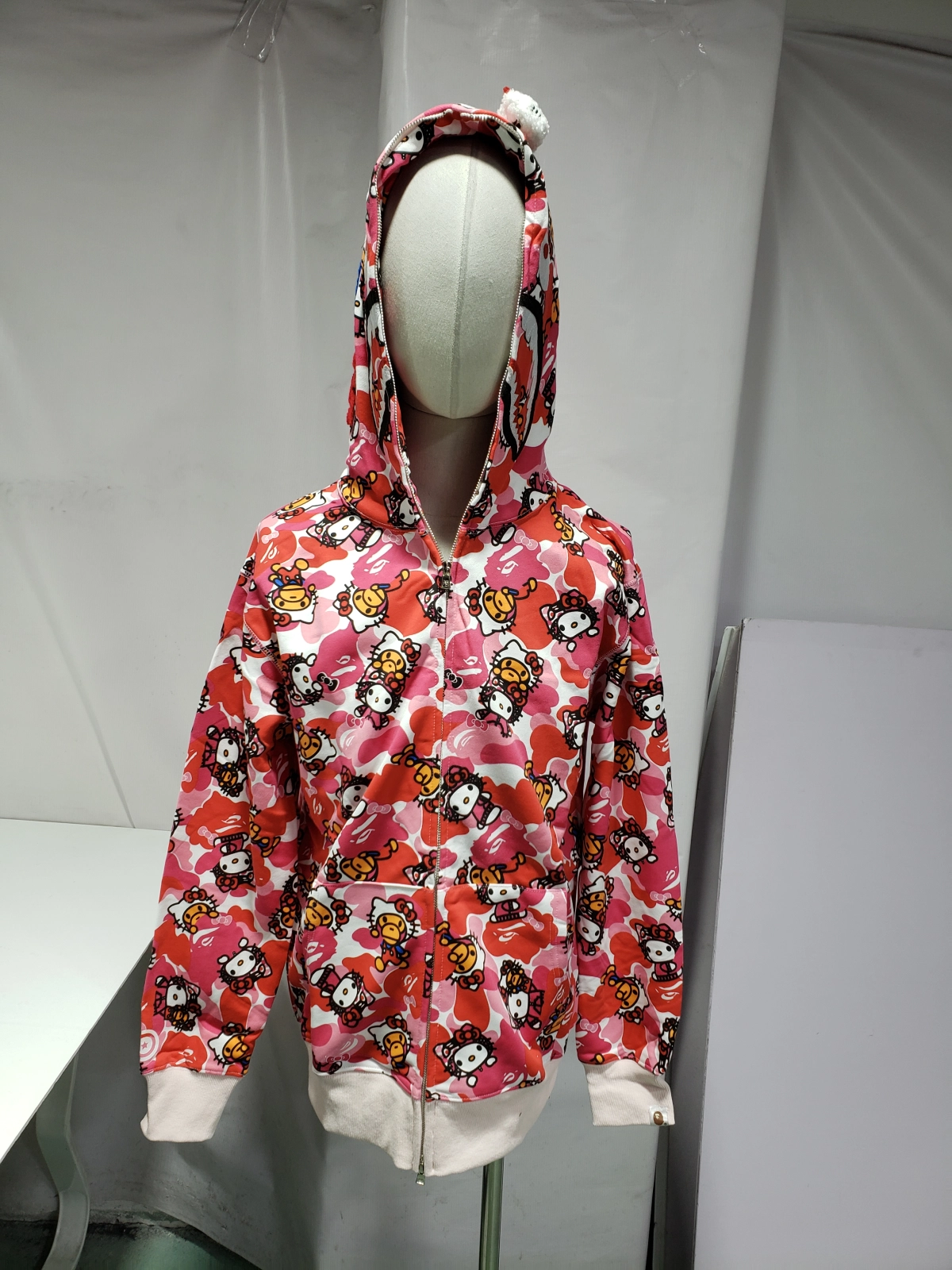 EM Sneakers QC | BAPE x Hello Kitty Pink Hoodie