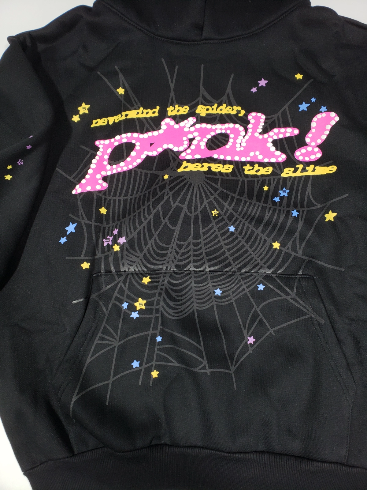 EM Sneakers QC | Sp5der P*NK Hoodie Black