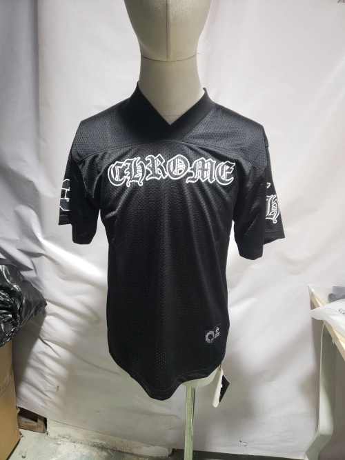 EM Sneakers QC | Chrome Hearts T-Shirt Sports Mesh Warm Up Jersey Black