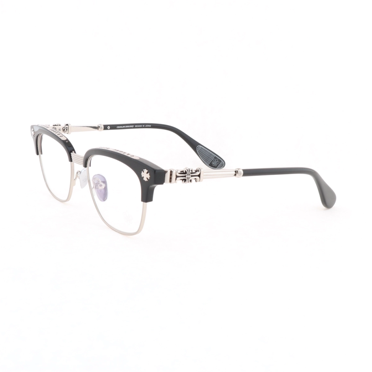 EM Sneakers QC | Chrome Hearts Bonennoisseur ll Glasses Black Frame/Silver Temples