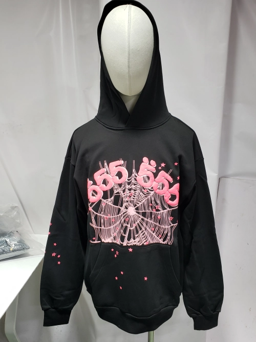 EM Sneakers QC | Sp5der Angel Number Hoodie Black