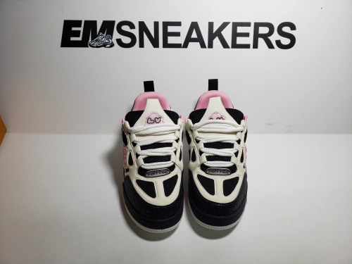 EM Sneakers QC | Louis Vuitton LV Skate Sneaker Black Pink