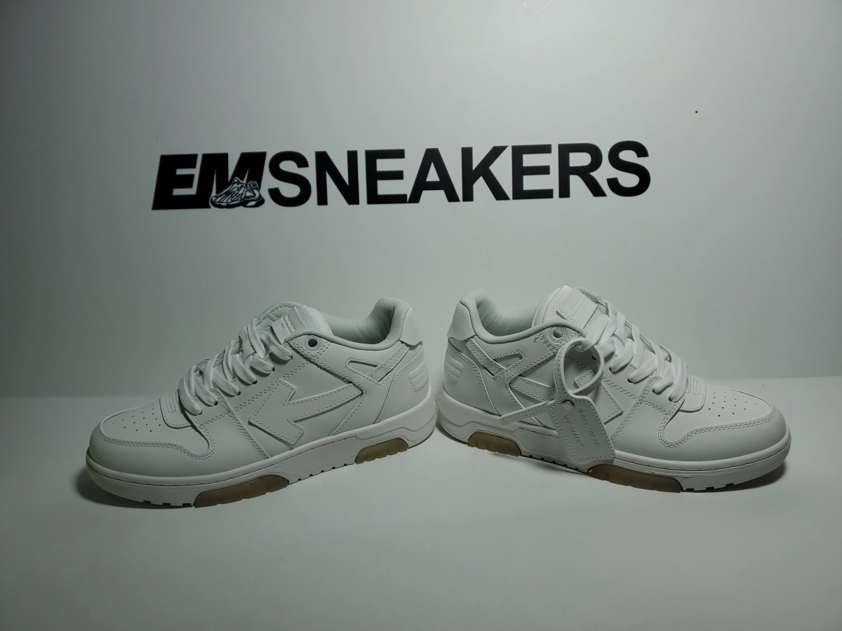 EM Sneakers QC | OFF-WHITE Out Of Office OOO Low Tops Triple White