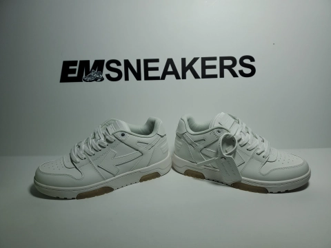 EM Sneakers QC | OFF-WHITE Out Of Office OOO Low Tops Triple White