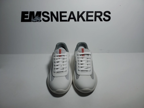 EM Sneakers QC | Prada Americas Cup Rubber White Silver