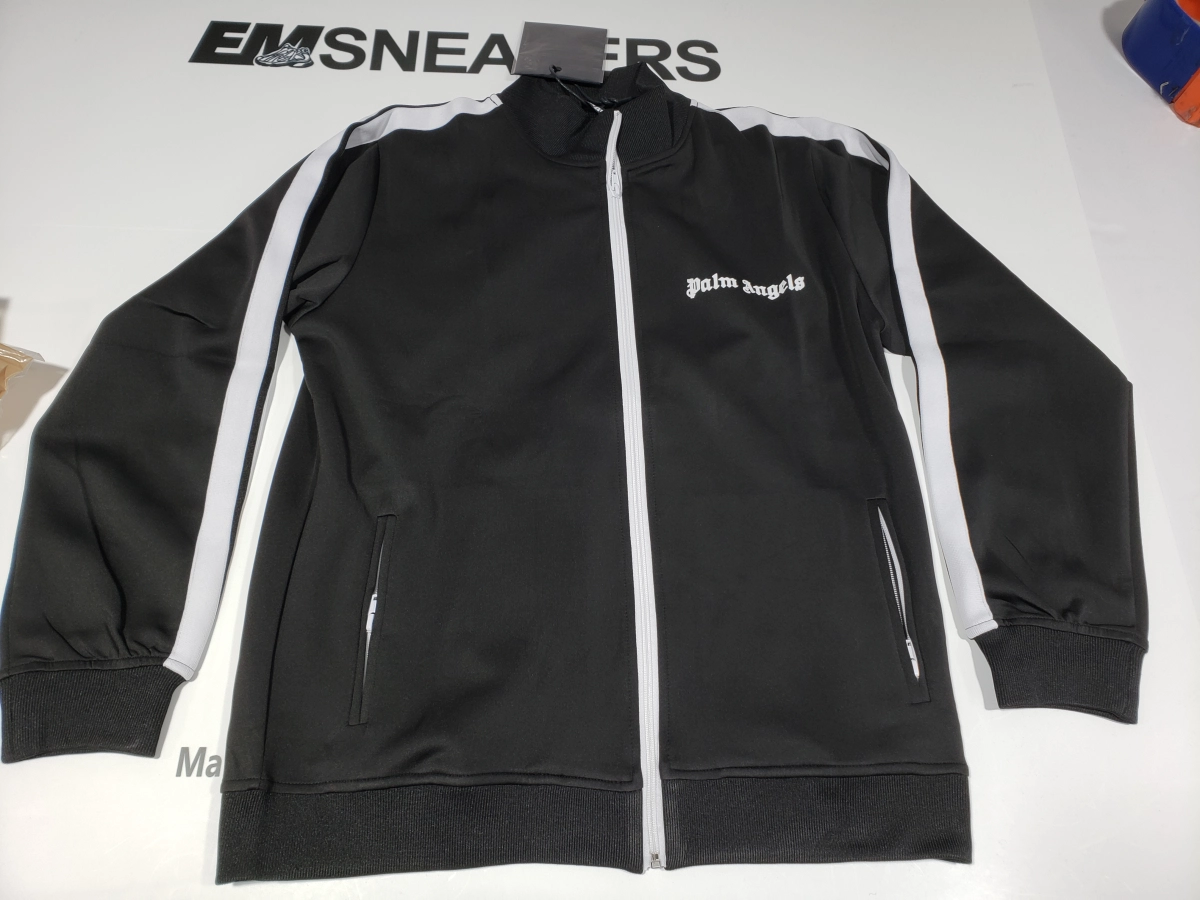 EM Sneakers QC |  Palm Angels Track Jacket Balck/White PMBD001C99FAB0011001 / PMBD001C99FAB0041001