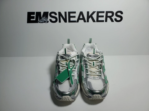 EM Sneakers QC |  OFF-WHITE Be Right Back Silver Turquoise OMIA295S25 FAB00 47243