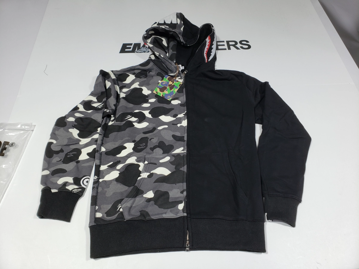 EM Sneakers QC | BAPE Patchwork Camouflage Hoodie