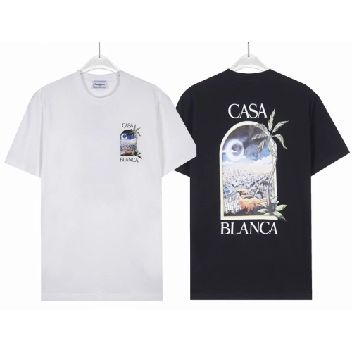 EM Sneakers QC | Casablanca T-Shirt LA Night Printed Black or White