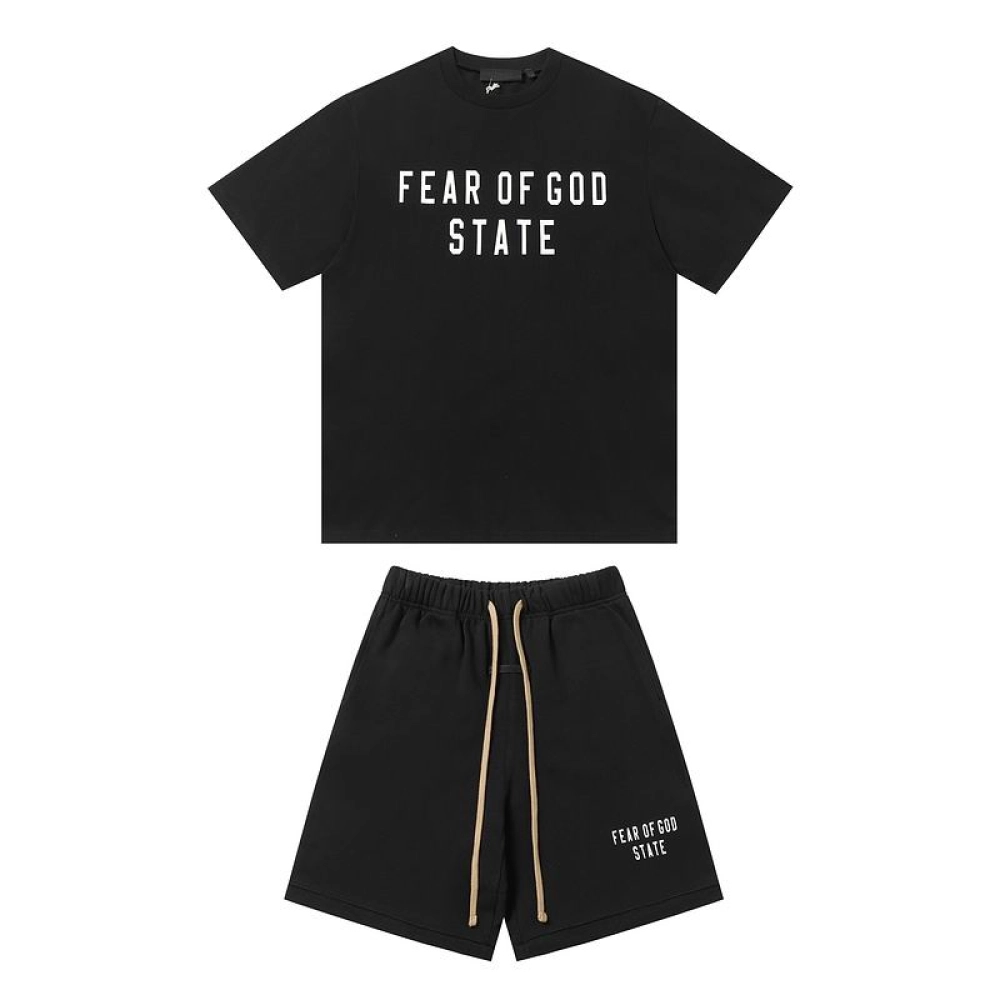 EM Sneakers QC | Fear of God Short Suits -9968 Black