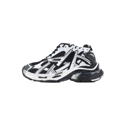 EM Sneakers QC | Balenciaga Runner LED Sneaker Black and White