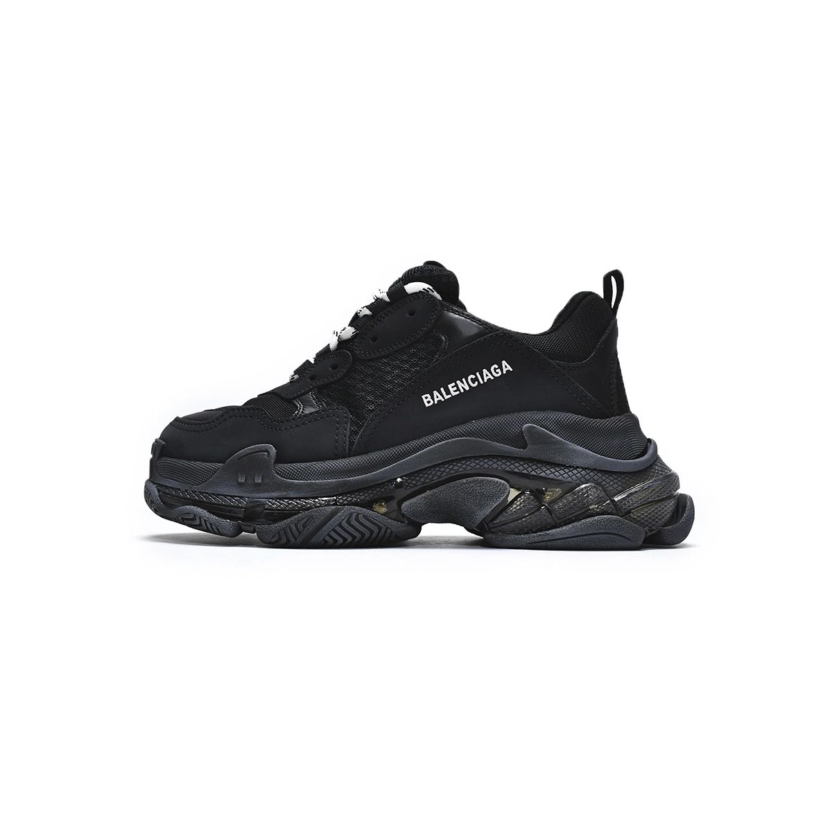 EM Sneakers QC | Balenciaga Triple S Clear Sole Black 541624 W09O1 1000