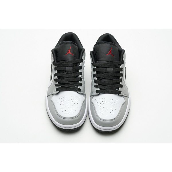  Fake Air Jordan 1 Low Light Smoke Grey 553558-030