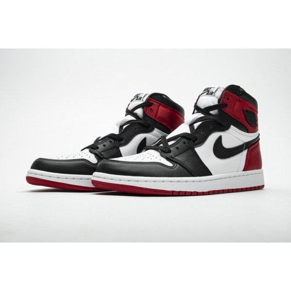  Fake Air Jordan 1 Retro High Satin Black Toe (W) CD0461-016