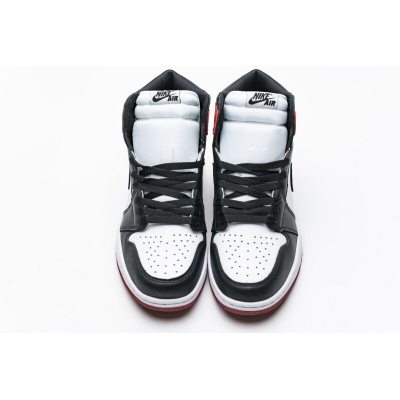  Fake Air Jordan 1 Retro High Satin Black Toe (W) CD0461-016