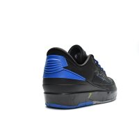 Off White x Air Jordan 2 Retro Low SP Black and Varsity Roya l22