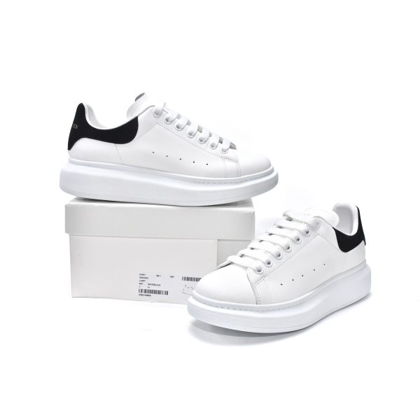 Fake 462214 WHGP7 9001 Alexander McQueen Sneaker White Black 