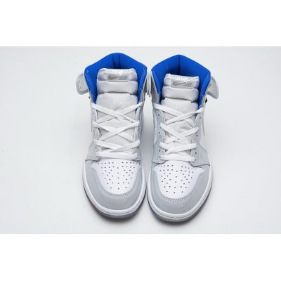 Fake  Air Jordan 1 Retro High Zoom White Racer Blue  CK6637-104