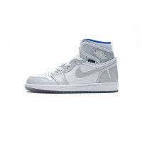 Fake  Air Jordan 1 Retro High Zoom White Racer Blue  CK6637-104