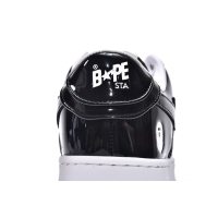 Fake A Bathing Ape Bape Sta Low Black White 1H70-191-001