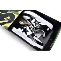 Fake A Bathing Ape Bape Sta Low Black White 1H70-191-001