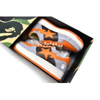 Fake A Bathing Ape Bape Sta Low Grey Orange 1H70-291-002