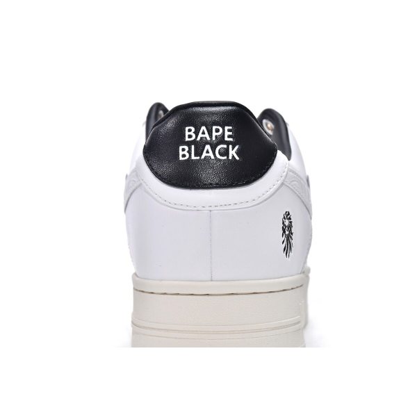 Fake A Bathing Ape Bape Sta Low White Black 1H70-191-022