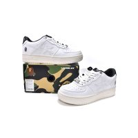 Fake A Bathing Ape Bape Sta Low White Black 1H70-191-022