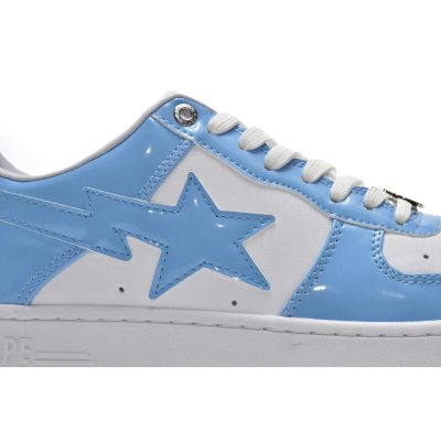 Fake A Bathing Ape Bape Sta Low White Blue 1M70-191-001