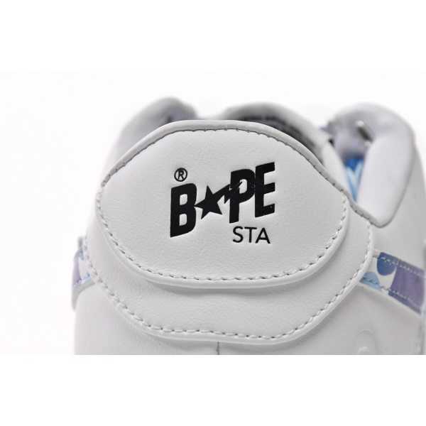 Fake A Bathing Ape Bape Sta Low White Blue Camouflage 1H20-191-045