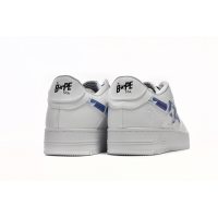 Fake A Bathing Ape Bape Sta Low White Blue Camouflage 1H20-191-045