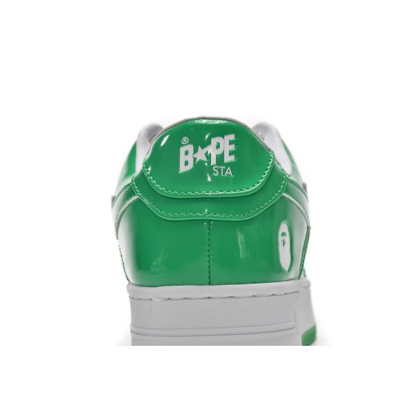 Fake A Bathing Ape Bape Sta Low White Green 1H70-191-001