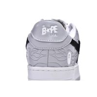 Fake A Bathing Ape Bape Sta Low White Grey 1H70-191-002