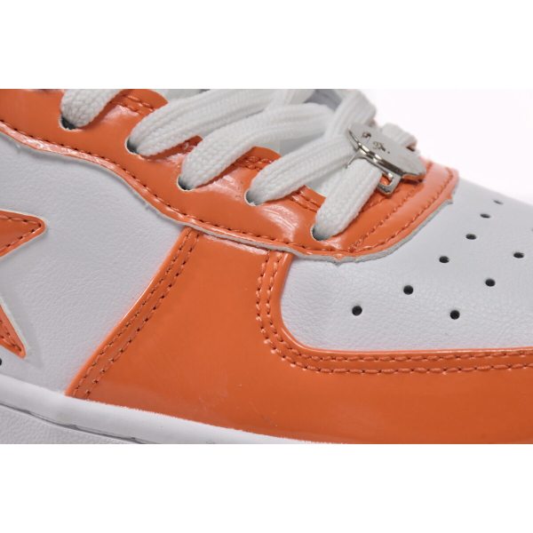 Fake A Bathing Ape Bape Sta Low White Orange	1H70-191-001