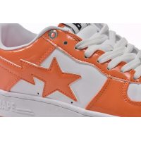 Fake A Bathing Ape Bape Sta Low White Orange	1H70-191-001