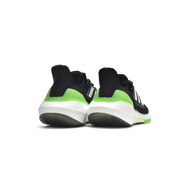 Fake adidas Ultra Boost 2022 Black Solar Green GX6640