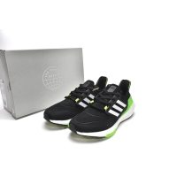 Fake adidas Ultra Boost 2022 Black Solar Green GX6640