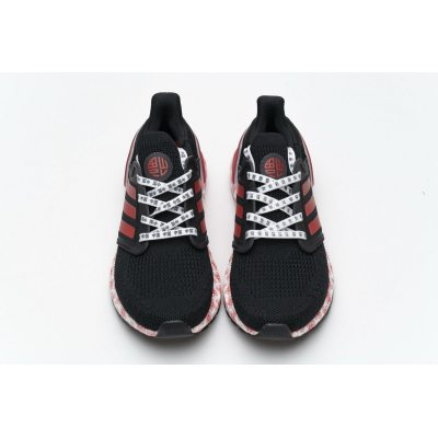 Fake Adidas Ultra Boost 20  Black Red FX8886