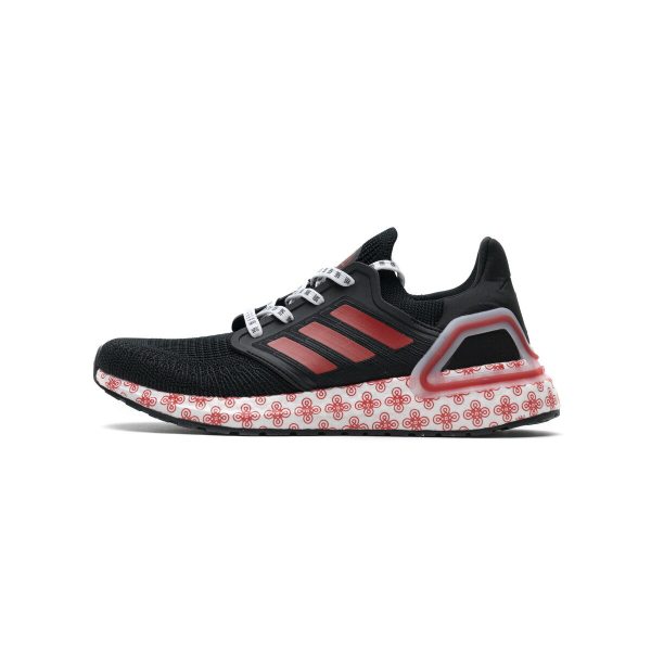 Fake Adidas Ultra Boost 20  Black Red FX8886