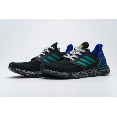 Fake Adidas Ultra Boost 20 Black Glory Green FX8887