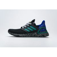 Fake Adidas Ultra Boost 20 Black Glory Green FX8887