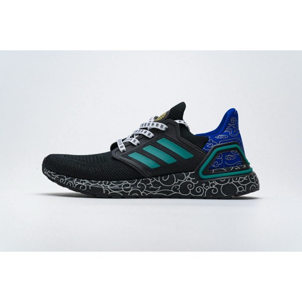 Fake Adidas Ultra Boost 20 Black Glory Green FX8887