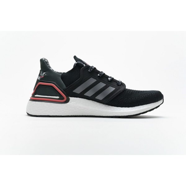 Fake Adidas Ultra Boost 20 Black White Red FX8895