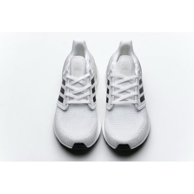 Fake Adidas Ultra Boost 20 CONSORTIUM White Silver Grey EG0783