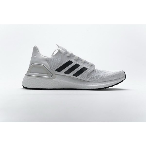 Fake Adidas Ultra Boost 20 CONSORTIUM White Silver Grey EG0783